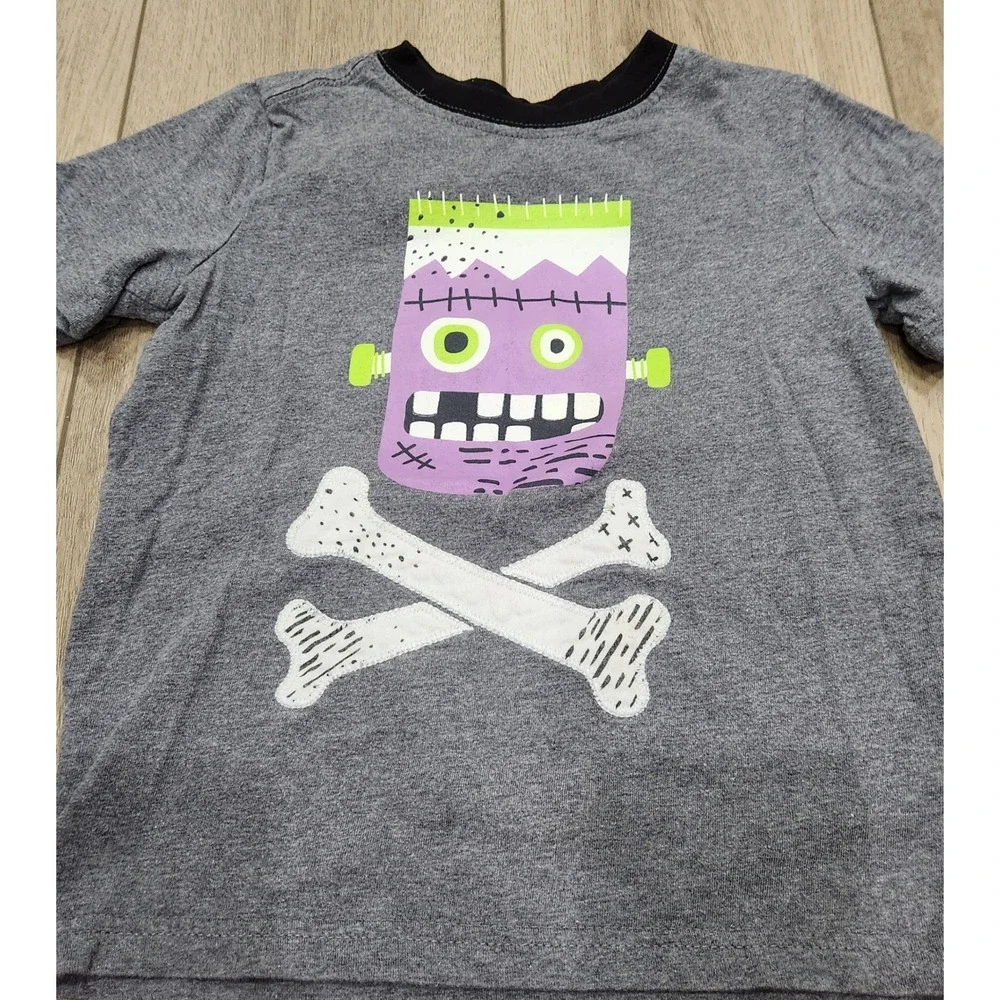 Halloween Toddler Shirt Lot 3T/4T Gymboree OshKosh Childrens Place Frankenstein